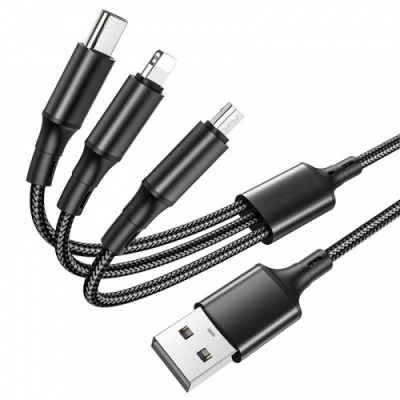 Прихід кабелів USB 3in1