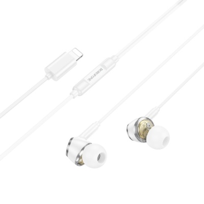 навушники borofone bm90 lightning (bluetooth connection) (білий) 