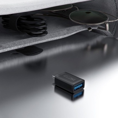 перехідник otg acefast j1 type-c - usb 3.0 (чорний) 