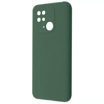 Купить чохол original soft full case hq with frame для xiaomi redmi 10c - dark green онлайн