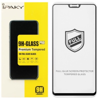захисне скло ipaky для oppo r15 (чорний) 