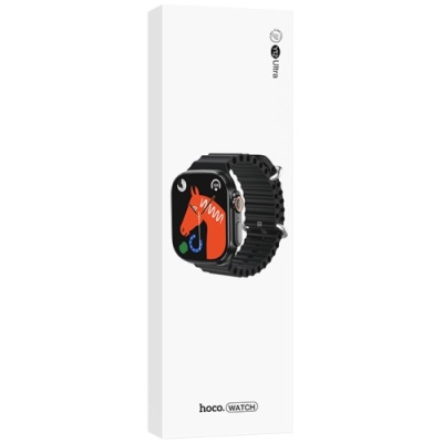 смарт-годинник hoco y12 ultra (чорний) 