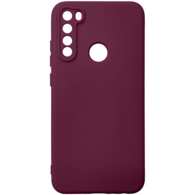 Купить чохол soft silicone case full для xiaomi redmi note 8/note 8 2021 (maroon) онлайн