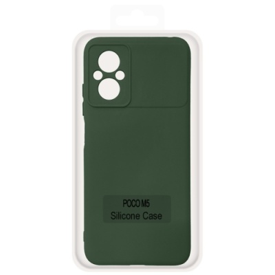 Купить чохол soft silicone case full для xiaomi poco m5 (dark green) онлайн