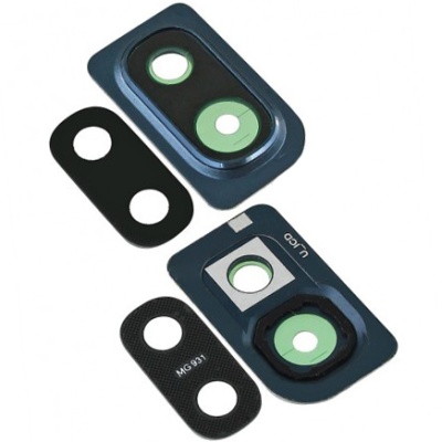 скло камери для samsung a105f/ds galaxy a10, a205f/ds galaxy a20, a305f/ds galaxy a30, a405f/ds galaxy a40, чорне, з рамкою