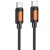 кабель borofone bx114 silicone type-c - type-c 60w/1m (чорний) 