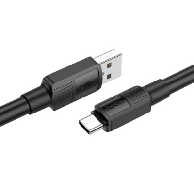 кабель hoco x84 solid usb - type-c 3a/1m (чорний) 