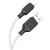 кабель hoco x90 cool silicone usb - lightning 2.4a/1m (білий) 