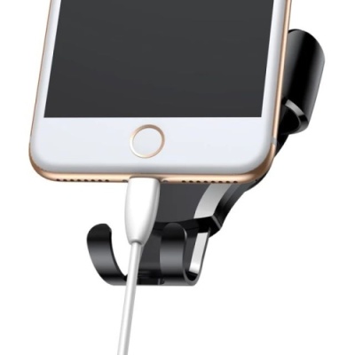 Автотримач Baseus Premium Osculum Type Gravity Car Mount (SUYL-XP0S) Black-silver