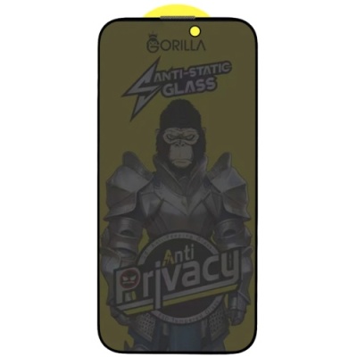 захисне скло gorilla privacy для apple iphone 16 pro/17 (чорний) 