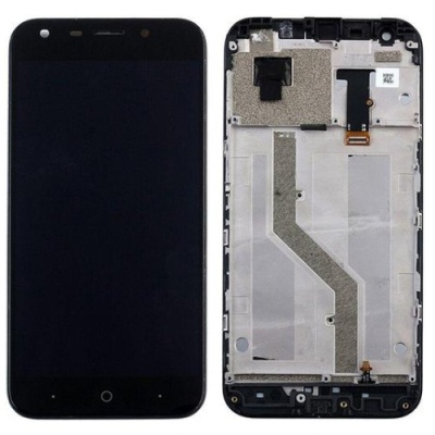 дисплей для zte blade a6 з чорним тачскріном і рамкою (original china)