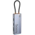 USB HUB Hoco HB52 Type-C 8-in-1 (HDTV+RJ45-100Mbps+SD/TF+PD+Type-C3.0+USB3.0*2) (Сірий) usb hub hoco hb52 type-c 8-in-1 (hdtv+rj45-100mbps+sd/tf+pd+type-c3.0+usb3.0*2) (сірий)
