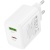 мережевий зарядний пристрій borofone bn30 1usb/18w/qc3.0 + 1type-c/45w/pd (білий) 
