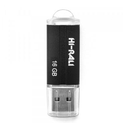 usb флеш-накопичувач hi-rali corsair 16gb (чорний) 