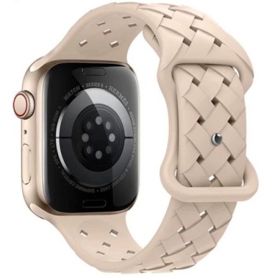 ремінець hoco wa16 для apple watch 1-11 (38/40/41mm) (powder sand) 