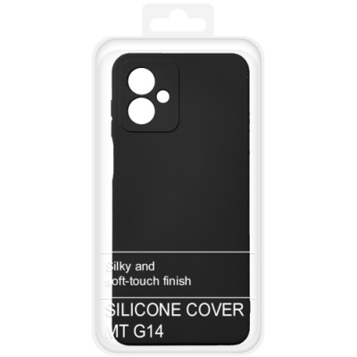 Купить силіконовий чохол soft silicone case для motorola g14 (чорний) онлайн