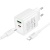 Мережевий Зарядний Пристрій Borofone BA83A 1USB/18W/QC3.0 + 1Type-C/20W/PD + (Type-C - Type-C) (Білий) мережевий зарядний пристрій borofone ba83a 1usb/18w/qc3.0 + 1type-c/20w/pd + (type-c - type-c) (білий)