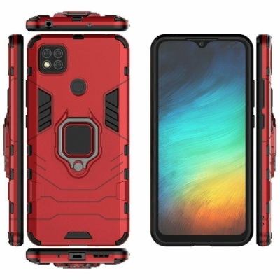 Купить чохол-накладка armor magnet для xiaomi redmi 9c/10a - red онлайн