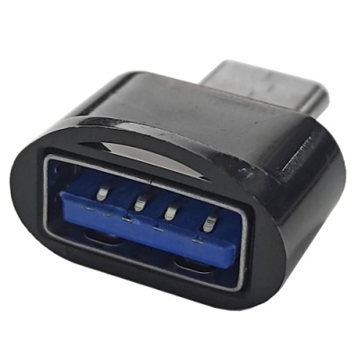 перехідник skydolphin ot05 otg type-c - usb 60mb/s (чорний) 