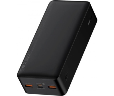 додаткова батарея power bank baseus bipow digital display 20w 30000mah black (ppbd050401) 