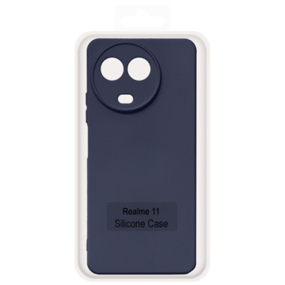 Купить чохол soft silicone case full для realme 11 5g (dark blue) онлайн