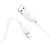 Кабель Hoco X61 Silicone USB - Lightning 2.4A/1m (Білий) кабель hoco x61 silicone usb - lightning 2.4a/1m (білий)