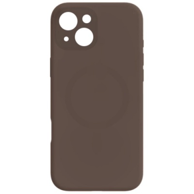 Купить чохол silicone case full camera with magsafe для apple iphone 14 (new brown) онлайн