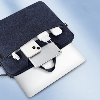 сумка для ноутбука dux ducis lbjb shoulder bag for 13"-13.9" (navy blue) 