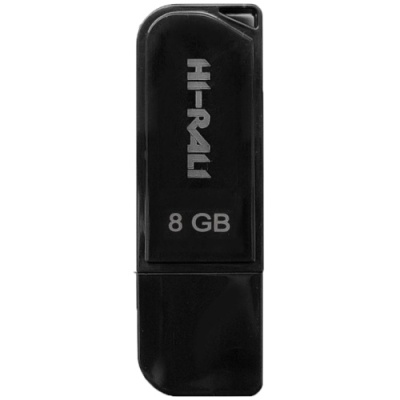 usb флеш-накопичувач hi-rali taga 8gb (чорний) 