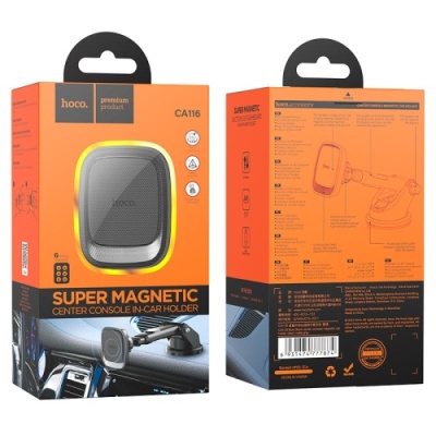 Автотримач Hoco CA116 (Чорний)