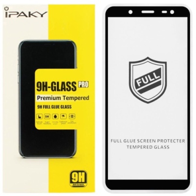 захисне скло ipaky для samsung j600 galaxy j6 2018 (чорний) 