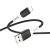 кабель hoco x82 silicone usb - lightning 2.4a/1m (чорний) 
