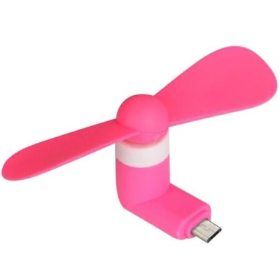 вентилятор (microusb) (рожевий) 