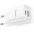 Мережевий Зарядний Пристрій Hoco C147A 1USB/18W/QC3.0 + 1Type-C/20W/PD (Бiлий) мережевий зарядний пристрій hoco c147a 1usb/18w/qc3.0 + 1type-c/20w/pd (бiлий)