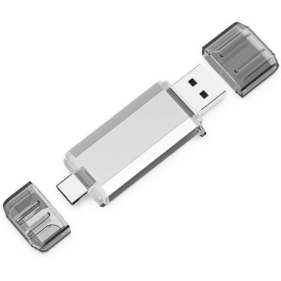 usb флеш-накопичувач tg 64gb usb/type-c 009 (срібло) 