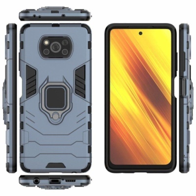 Купить чохол-накладка armor magnet для xiaomi poco x3/x3 pro - blue онлайн