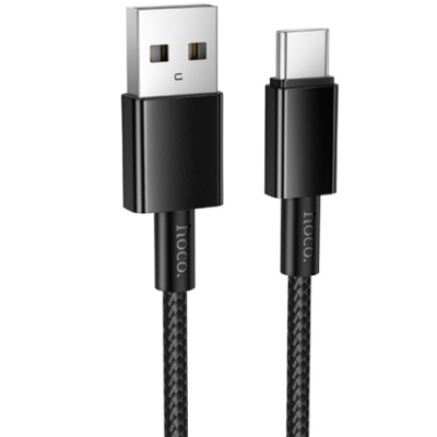 кабель hoco x119 usb - type-c 3a/1m (чорний) 