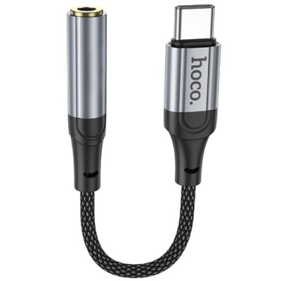 перехідник hoco ls36 type-c - aux (3.5mm)(female) (чорний) 