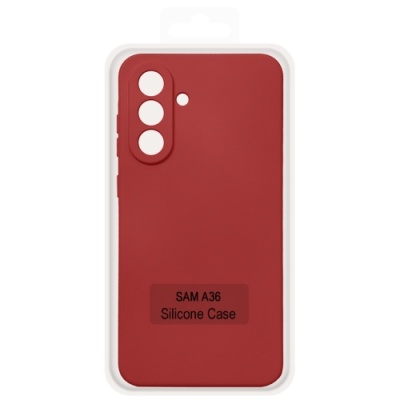 Купить чохол soft silicone case full для samsung a366 galaxy a36 5g/samsung a376 galaxy a37 5g (червоний) онлайн