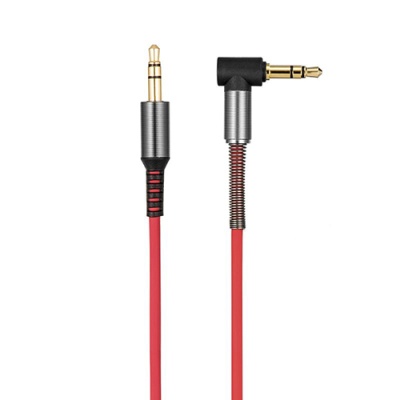 кабель aux hoco upa02 spring audio 1m (червоний) 