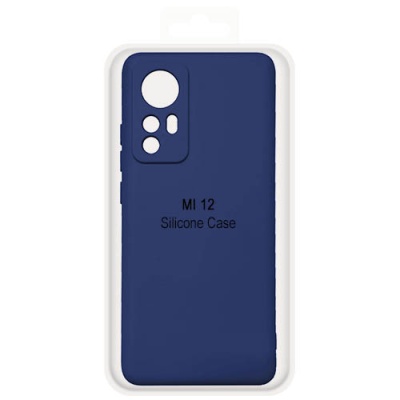 Купить чохол soft silicone case full для xiaomi 12 (синій) онлайн