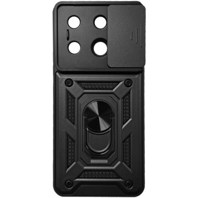 Купить чохол-накладка armor magnet camshield для xiaomi redmi note 13 pro 5g/poco x6 5g - black онлайн