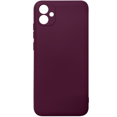 Купить чохол soft silicone case full для samsung a042 galaxy a04e (бордовий) онлайн