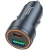 Автомобільний Зарядний Пристрій Hoco Z57A PD30W+QC3.0 (1USB/1Type-C) (сірий) Автомобільний Зарядний Пристрій Hoco Z57A PD30W+QC3.0 (1USB/1Type-C) (сірий)