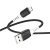 кабель hoco x82 silicone usb - microusb 2.4a/1m (чорний) 