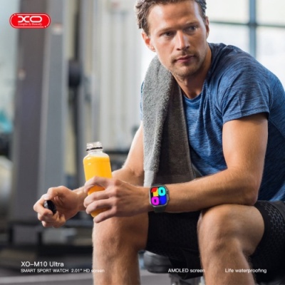 смарт-годинник xo m10 ultra amoled (чорний) 