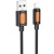 кабель borofone bx114 silicone usb - lightning 2.4a/1m (чорний) 