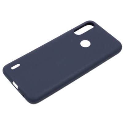 Купить силіконовий чохол soft silicone case для motorola e7i power/e7 power - dark blue онлайн