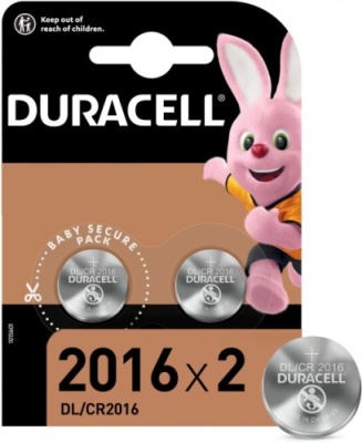 батарейка duracell 2016 (2шт) 