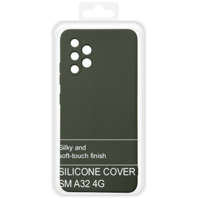 Купить силіконовий чохол soft silicone case для samsung a325 galaxy a32 - dark green онлайн